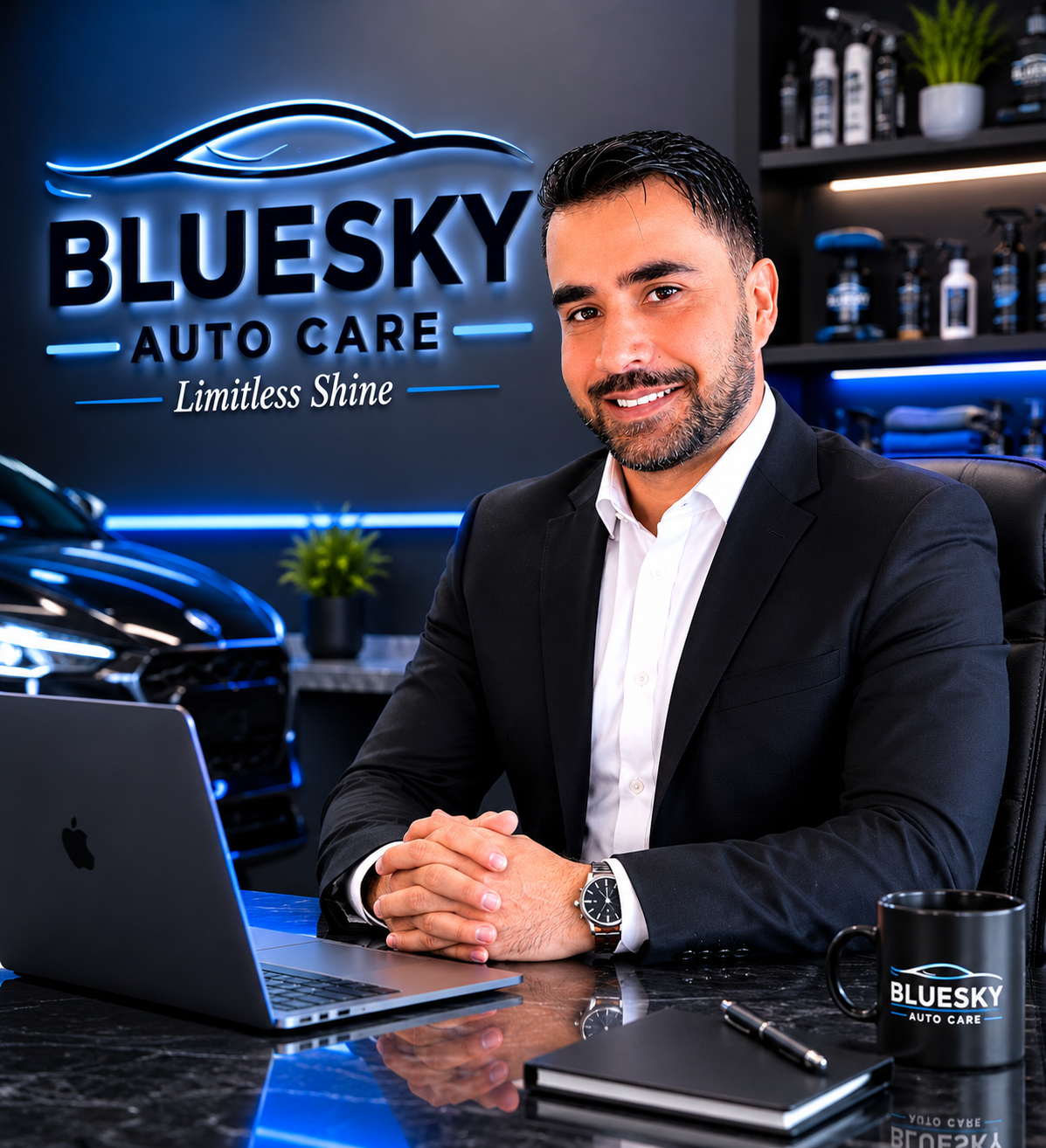 Obaidullah Musadiq, Founder of BlueSky Auto Care